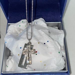 Crystal Cross Necklace